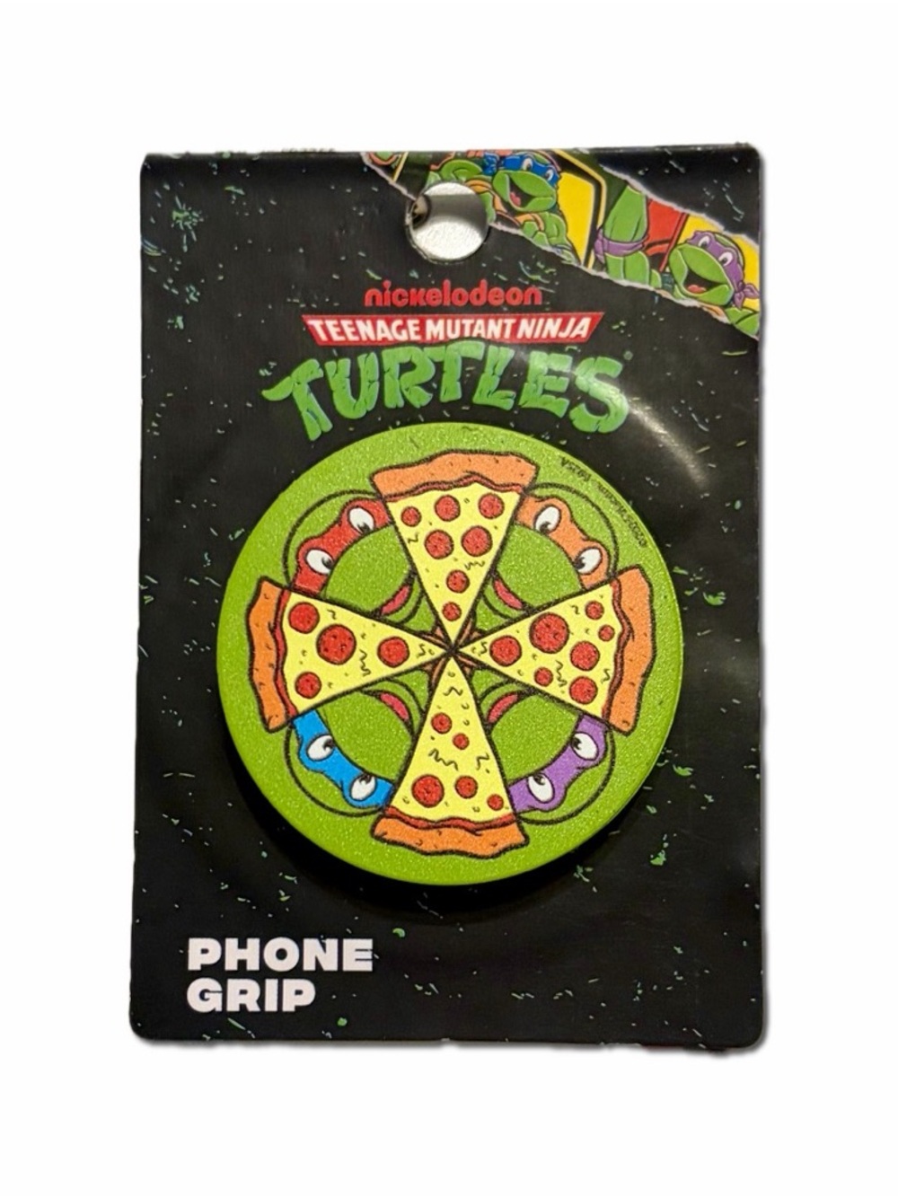 Nickelodeon Teenage Mutant Ninja Turtles Green Pizza Phone Grip
